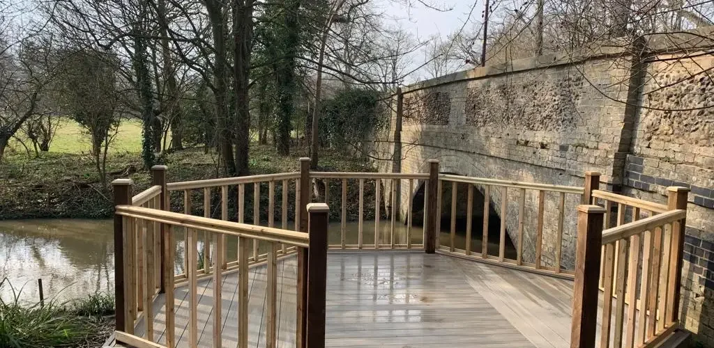 Band Stand Composite Decking