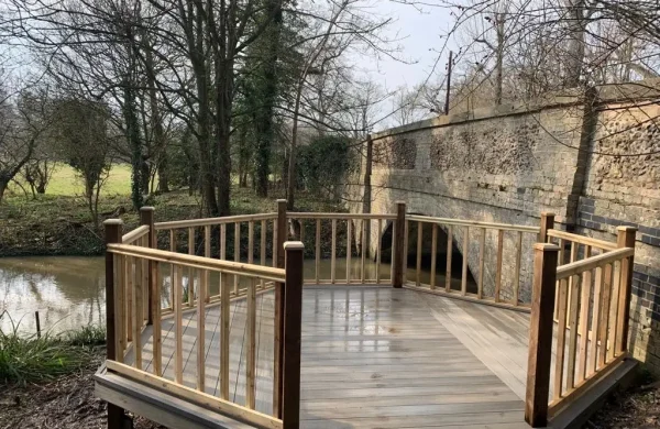 Band Stand Composite Decking
