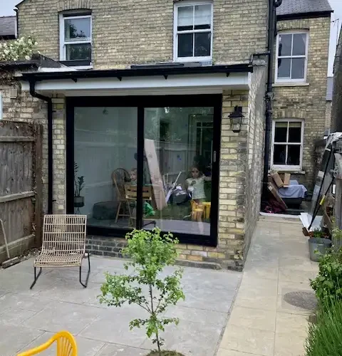 Extension With Matching Bricks