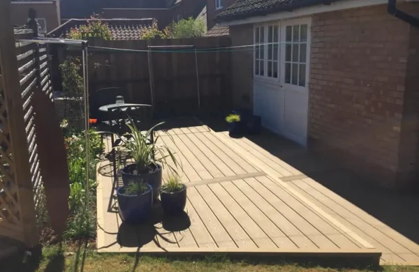 Teak Composite Decking