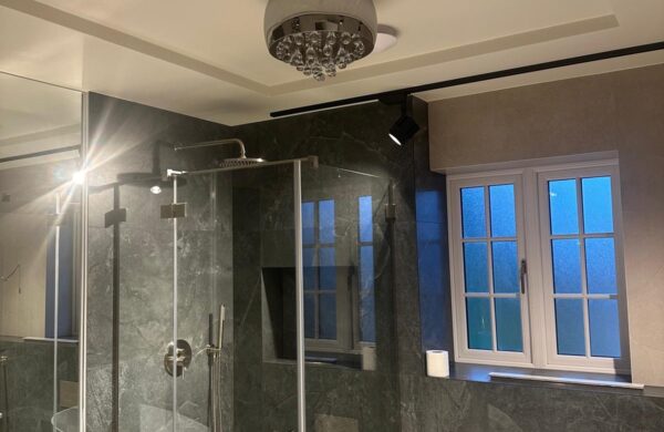 Refurbished bathroom in modern house in Papworth Everard