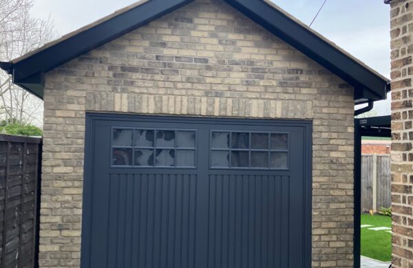Restored chimney breast in Victorian detached house